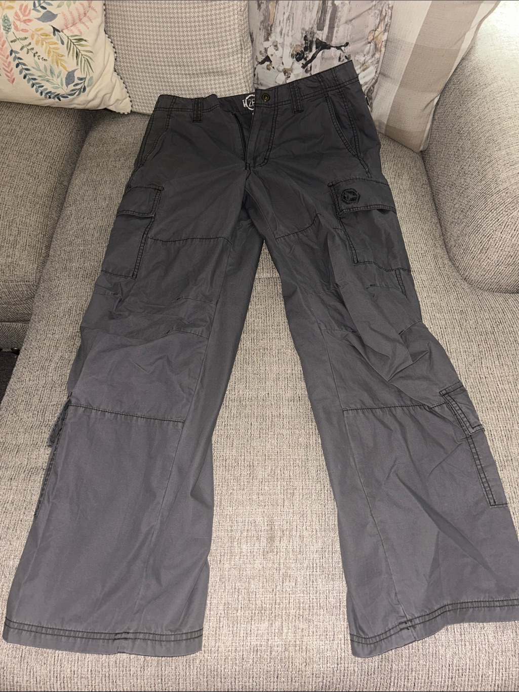 Old Navy Men's Cargo Pants - Charcoal
